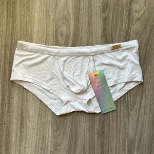 Andrew Christian | Sex Bamboo Brief with Almost Naked in white Medium)